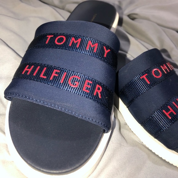 Tommy Hilfiger Shoes - Tommy Hilfiger Slides 😍